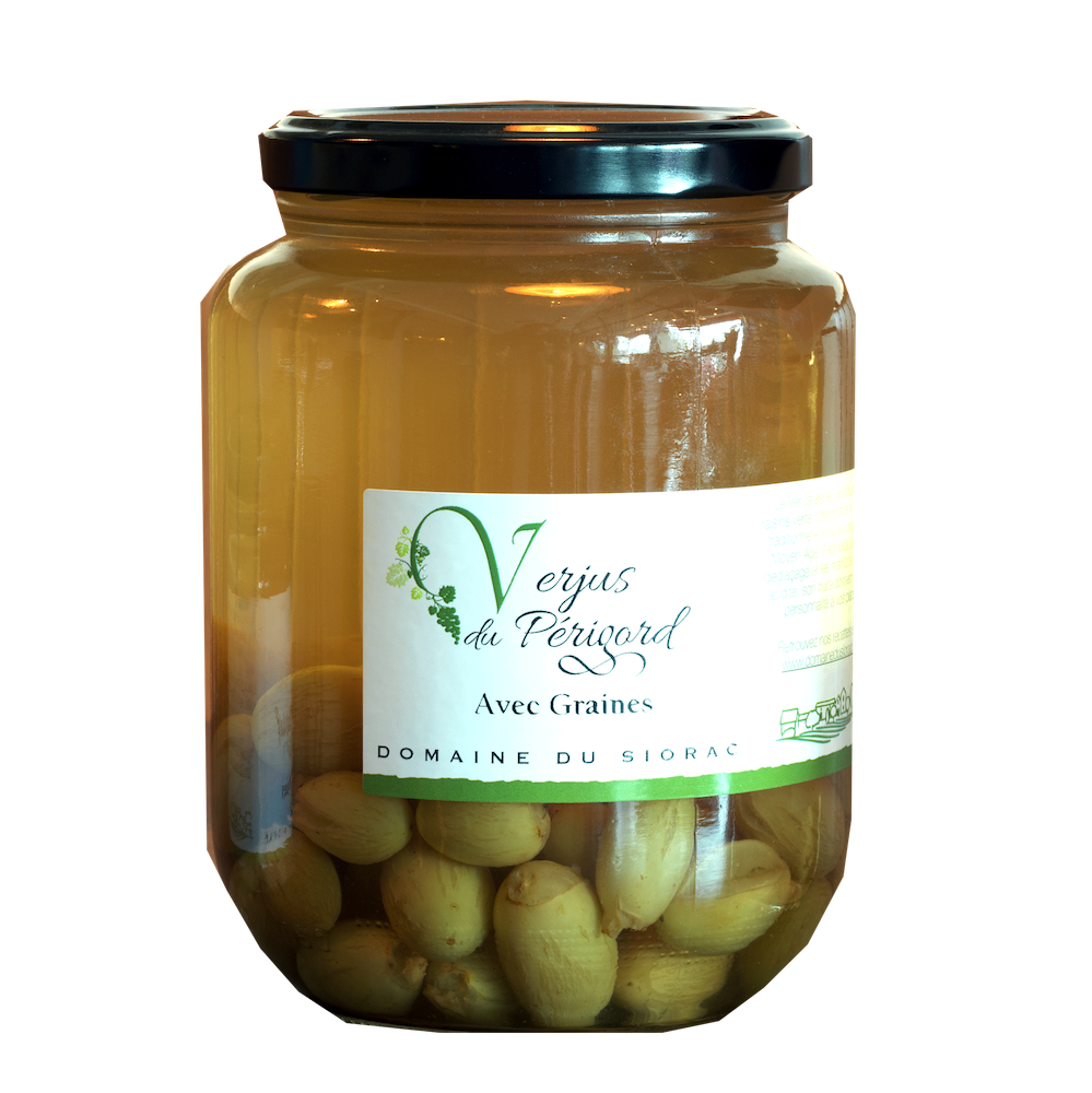 Verjus avec graines Nos produits Verjus du Siorac