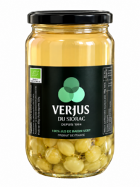 verjus du siorac bio produit par notre domaine dans le périgord