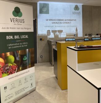 masterclass sur le Verjus du Siorac au lycée hôtelier de Talence près de Bordeaux auprès des mentions complémentaires Bar